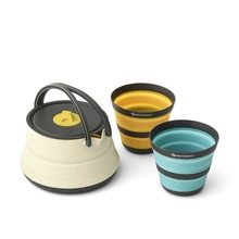 Zwstaw z czajnikiem SeaToSummit Frontier Ultralight Collapsible Kettle Cook Set (2 osoby)