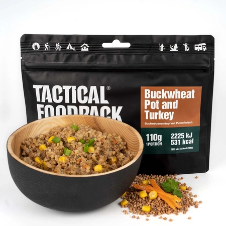 Żywność liofilizowana Tactical Foodpack danie z kaszą gryczaną i indykiem